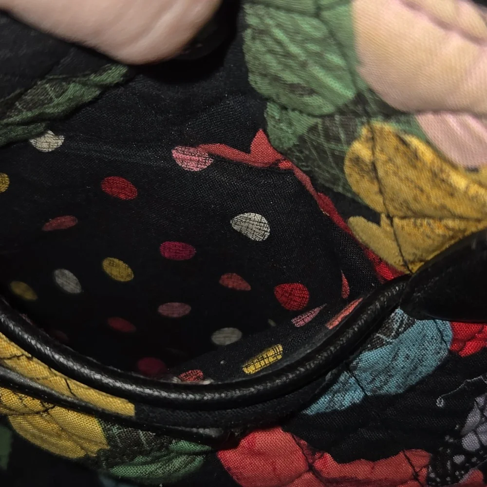 Floral Black Handbag,  Vera Bradley - Picture 8 of 8